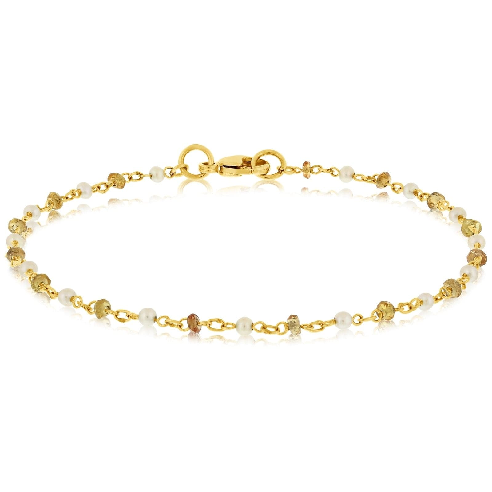 The Petite Tennis Bracelet - Yellow Sapphire [10-16] - $0 : Birkbecks  Jewellers, Bespoke Gold Coast Jewellers