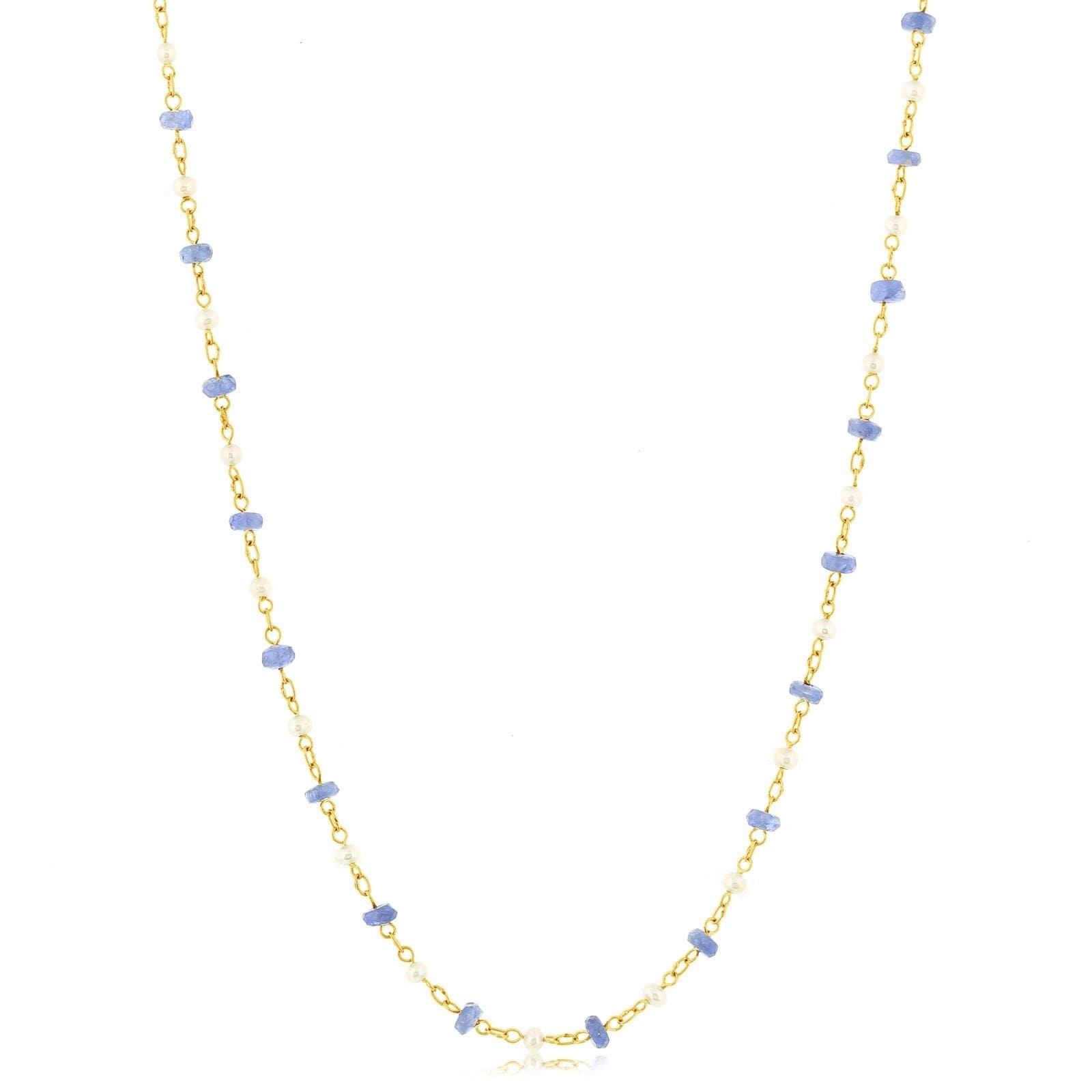 Amazon.com: 3 Strand Genuine Blue Sapphire Necklace - Faceted Rondelle Beads -Sapphire Beaded Necklace-Stunning Elegant Blue Stone Necklace-Gift Jewelry:  Clothing, Shoes & Jewelry