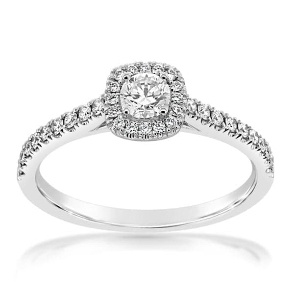 Complete .50 Carat Diamond Engagement Ring photo